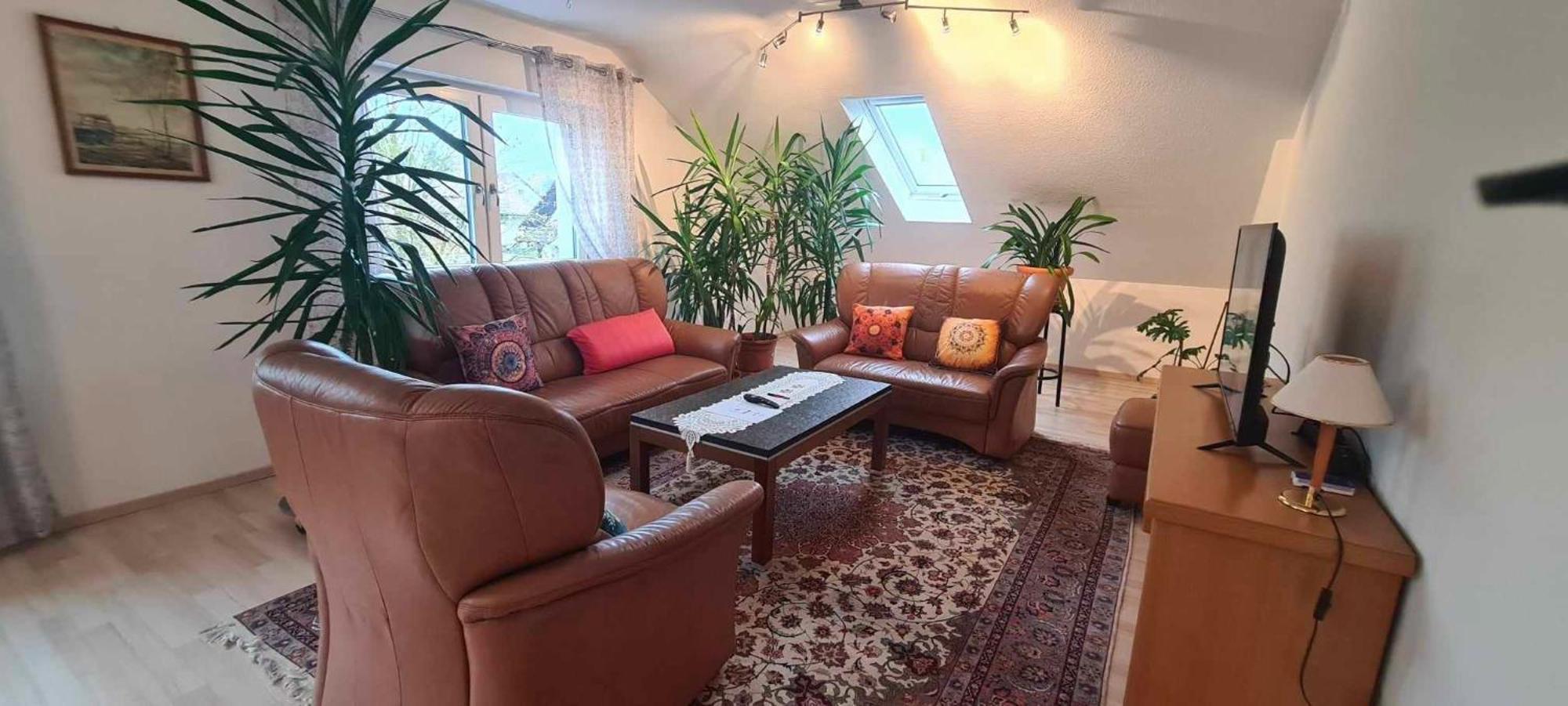 Gemuetliche 120 Qm Ferienwohnung Mit Balkon Adelsdorf Kültér fotó